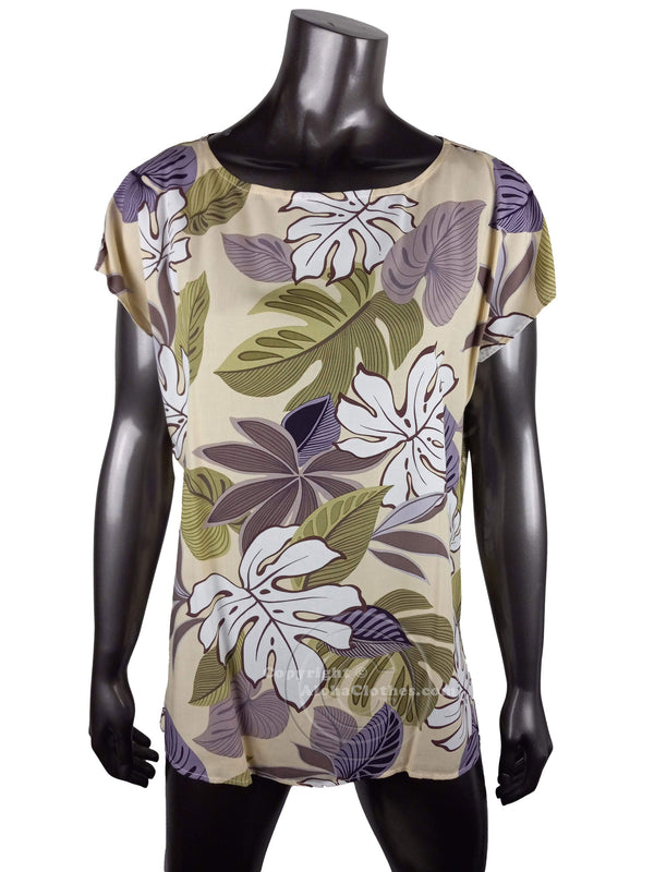 Monstera Breeze Women's Hawaiian Tunic Top